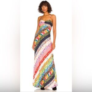 FREE PEOPLE | FIONA MAXI DRESS | MULTI COLOR | SIZE MEDIUM